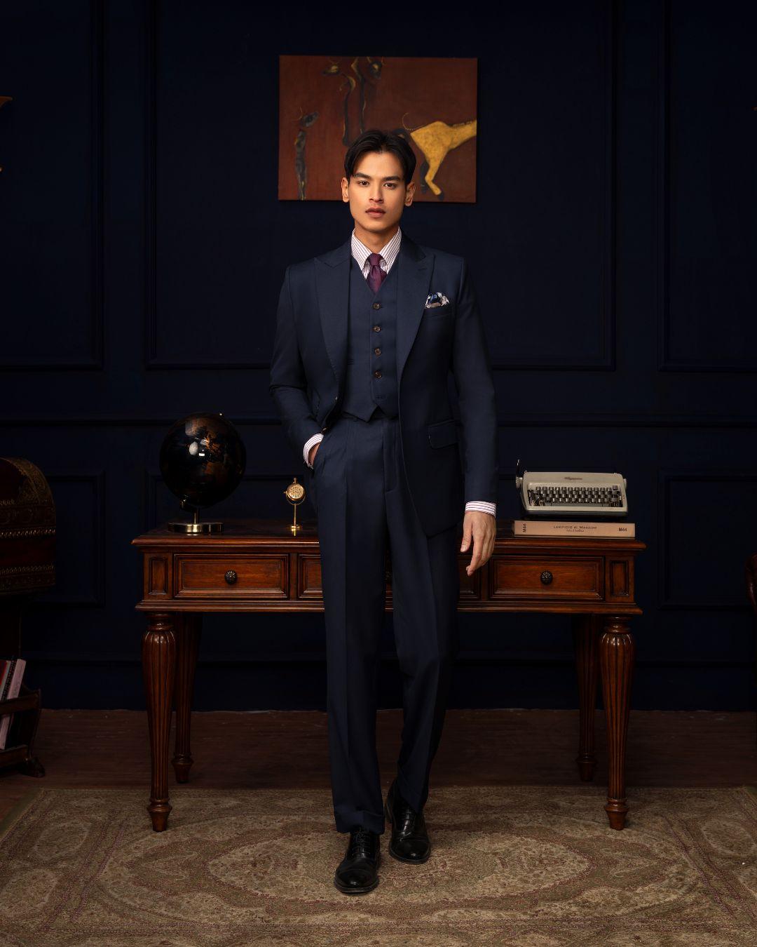 Blue Three Piece 