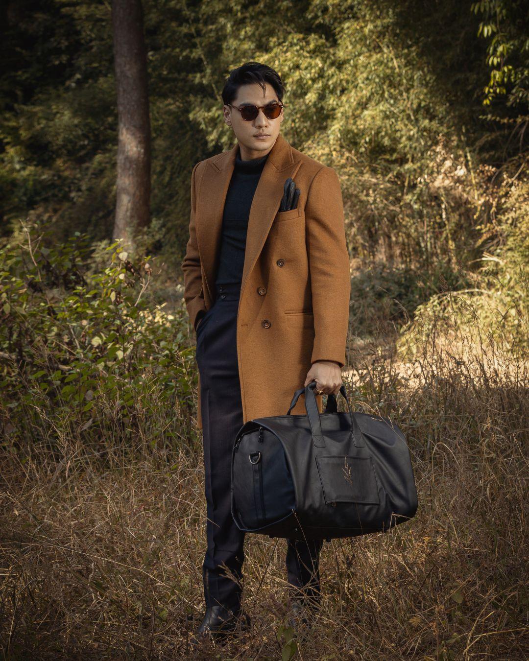Tailored Camel Brown Topcoat 