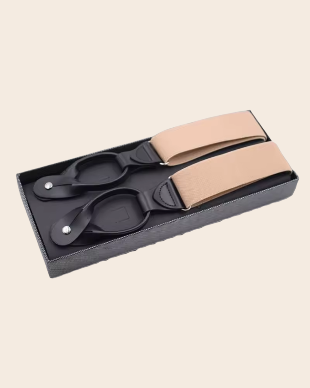 Beige Suspenders