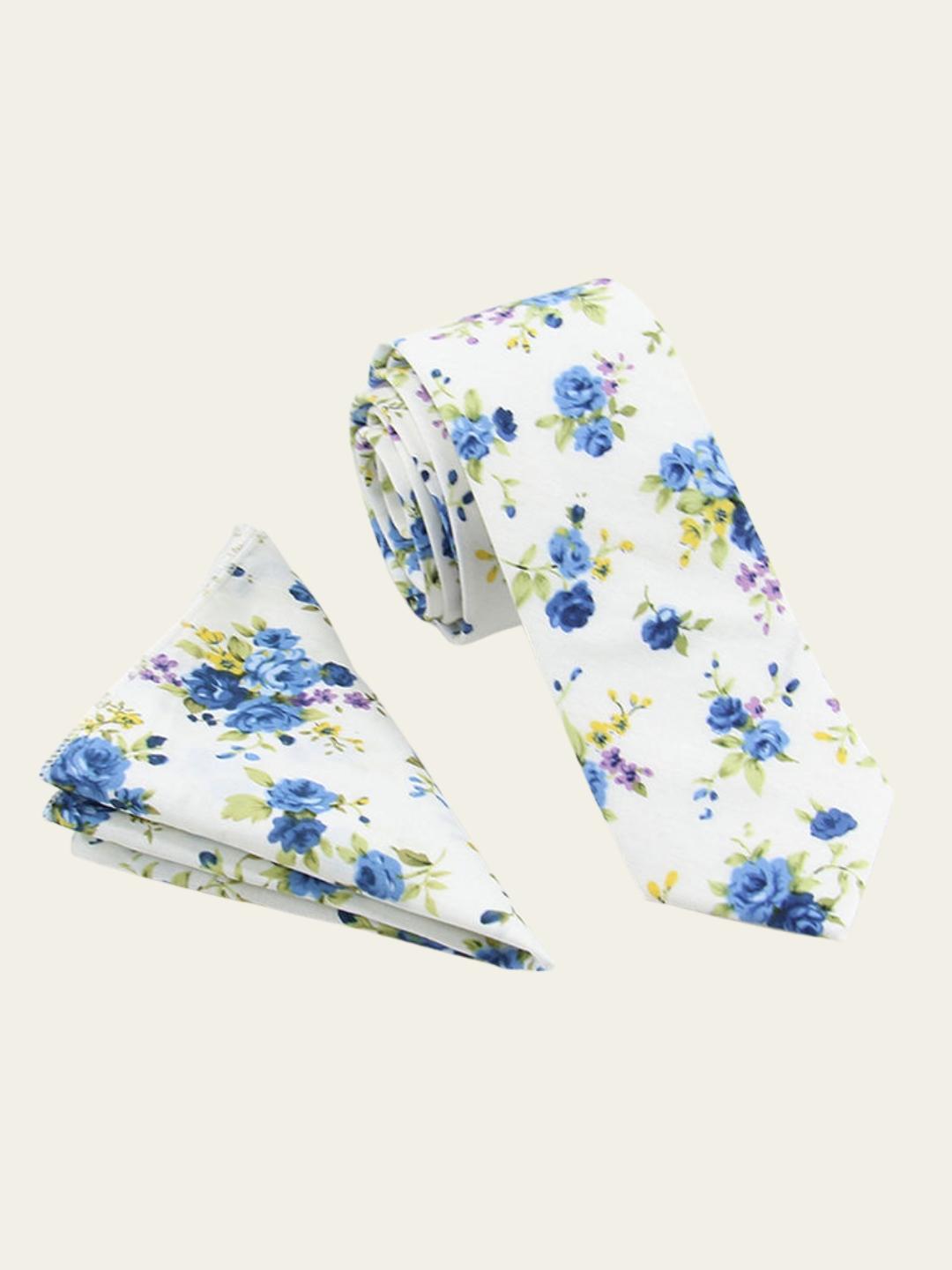 Cotton Floral Tie  thumbnail 1